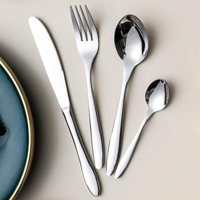 China Viable Retail 24pcs Cutlery Set Wholesale Silverware From China Suppliers High Quality for sale