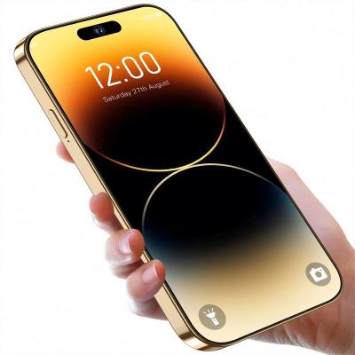 China Dual SIM Card i14 pro MAX Smartphones 16GB+512GB phone14 10-Core 5G Phone Original LET Mobile Phones Big Battery Unlocked Dual Sim Phone for sale