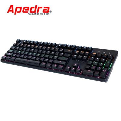 China Best Quality Gaming Mechanical Gaming Keyboard Led Backlit USB Braided Cable Keyboard OEM Factory Supplier for sale