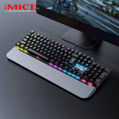 China Ready In Stock - IMICE Factory MK-X90 Mechanical Gaming Keyboards 104 Keys For Computer With Led Backlight Yes for sale