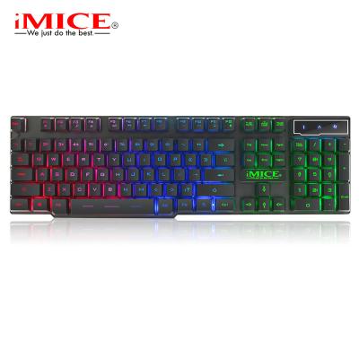 China IMICE Factory Brand AK-600 Classic Computer Game Plug and Play Keyboard with Back Light with Mechanical Feeling for sale