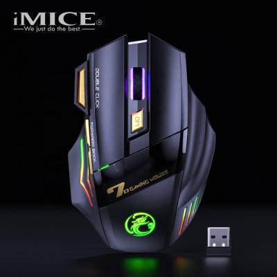 China IMICE GW-X7 RGB 2.4ghz RECHARGEABLE Backlit Gaming Gaming Wireless Mouse for sale