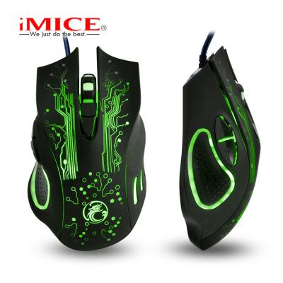 China Finger iMICE X9 Wired Competitive Gaming Mouse 2400DPI LED for sale