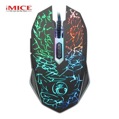 China Classic Gaming iMICE Gaming Mouse Good Quality and Cheap Computer Mouse 6 Buttons 7 Color RGB Gaming Mouse for PC and Laptop for sale