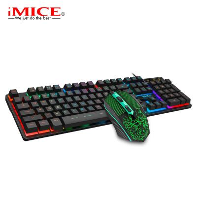 China For desktop iMICE KM-680 wired keyboard and mouse gaming waterproof 104keys backlight for sale