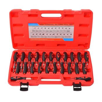 China Lug Tool Car Electrical Wiring Crimp Connector 23pcs Crimp Pin Extractor Hand Tool Set Car Lug Release Tool for sale