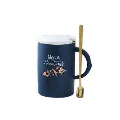 China Stocked Coating Color Of Inner Quality White Porcelain Double Outside Blue 11oz Mug For Sublimation OEM Wholesale Ceramic Custom Coffee Mug for sale