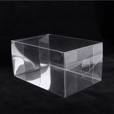 China Recyclable Clear PVC Packaging Boxes Transparent Plastic Toy Box In Stock Color Printing Custom Folding Plastic Box Cases for sale