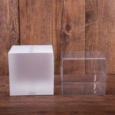 China Recyclable Candy Box PP Frosted Color Printing Box Transparent PET Folding Cosmetic Plastic Bag Rectangular Wholesale Box for sale