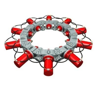 China 10 Modul-Stapel-Unterbrecher-Maschinen-konkreter Stapel-Kopf-Schneider für Bau-Maschine zu verkaufen