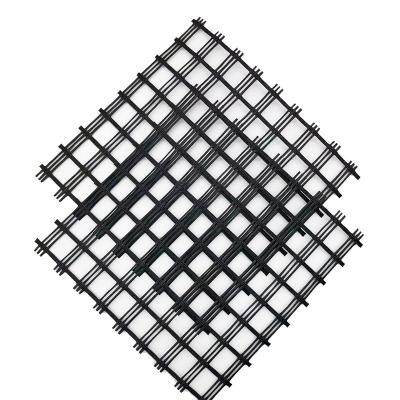 China 25.4mm Geogrid Maschine Mesh Steel Plastic Geogrid Mesh für Landstraßen-Straßenbau zu verkaufen