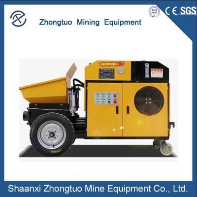 China Mini Betonpomp Truck Betonpomp met 15 kW motor 8MPA druk Te koop