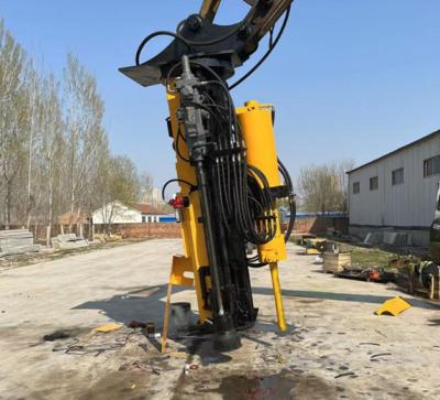 中国 Strong Power All In One Function Excavator Attachment Drilling Rig And Splitting Machine 販売のため