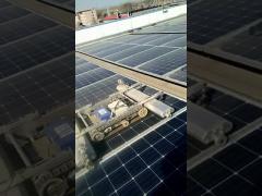 Fully automatic high cleaning power intelligent rotating photovoltaic cleaning robot