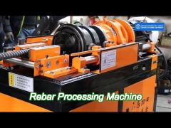 Auto Flat Die Hydraulic Rebar Processing Machine Screw Rebar Thread Rolling Machine