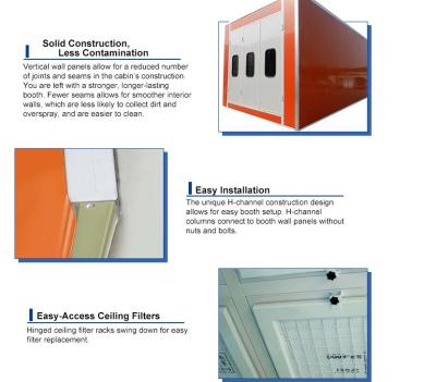 China Car Spray Booth, Baking Finish House for Auto  ,Suntec manufacture floor price,Automatic painting booth for sale