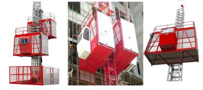 China Passenger Hoist Lift  Double Cage for passenger and  Building Material , Construction hoist 2ton for sale