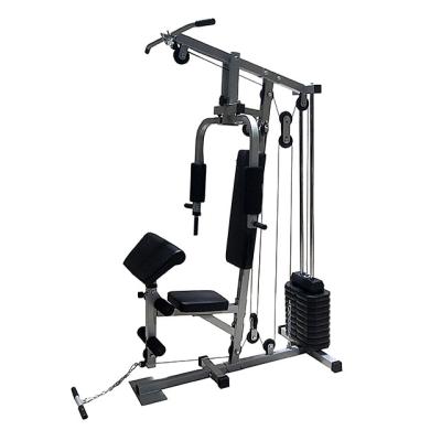 China Universal Multifunctional Home Fitness Equipment Simple Complete Gym Training With 100LB Weights for sale