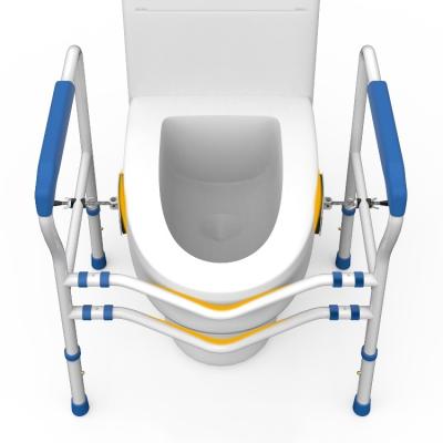 China Modern Economic Stainless Steel Hospital Bathroom Chair DisabledToilet Seat Home Adjustable Shower Chair Frame Elderly Care Products for sale