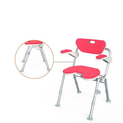 China Modern Factory Bath Seat For Older Handicapped Bathroom Shower Seat Older Wall Mounted Shower Chair Folding Shower Seat for sale