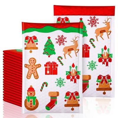 China Self-seal Padded Envelope Bubble Bag Air Bubble Bag Shockproof Christmas Designed Bubble Mailer 6X10 Poly Bubble Mailer Custom Size Accepted for sale