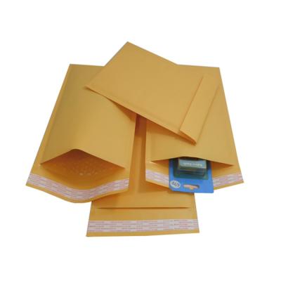 China Custom Made Bubble Bag Eco-Friendly/Durable/Protective/Recyclable/Shock Resistance Packaging Mailing Poly Bubble Mailer Yellow Kraft Paper Bubble Mailer Padded Mailer Envelopes envelopes for sale