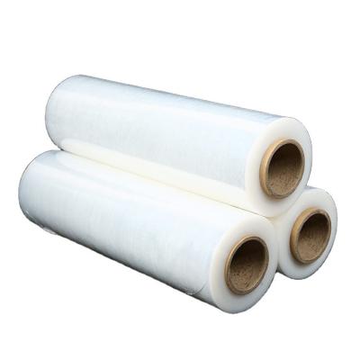 China Factory Price Moisture Proof Moisture Proof Cast Iron LDPE Stretch Film Wrap Film Hand Roll Industrial Stretch Film for sale