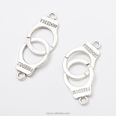 China Fashionable Hot Selling Silver Handcuffs Pendant Charms for sale