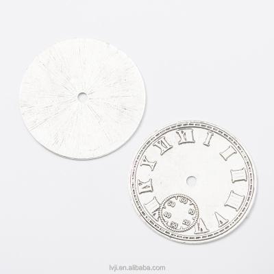 China Fashionable Alloy Steampunk Clock Watch Face Charms Pendant Jewelry Making Deliveries for sale