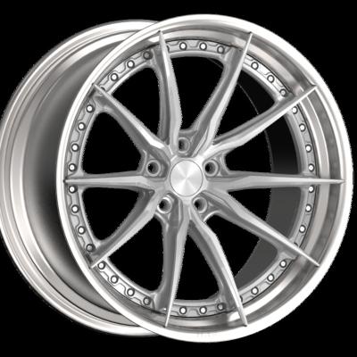 China Aluminum Alloy Weiya Customized 2 Piece Forged Wheel Luxury Rims for sale