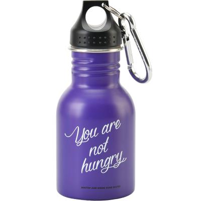 China Sustainable 500ml Personalized Plastic Frosted Sports Water Bottles With Rubber Liner for sale