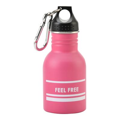 China Sustainable 500ml Personalized Plastic Frosted Sports Water Bottles With Rubber Liner for sale