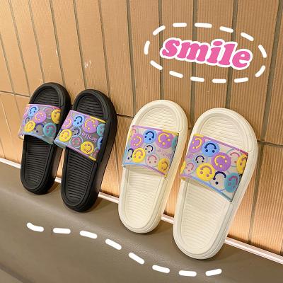 China Wholesale Thick Bottom Platform Cushioning Slides Women Slippers Indoor Home Cute Sandals For Ladies for sale