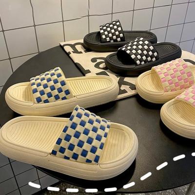 China Cushioning Dropshipping Non-Slip Thick Unique Slippers Soft Home Slippers Massage Slippers Slides Rest Slides for sale