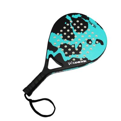 China 2022 50% carbon/50% fiberglass EVA Face Raqueta With Bag Full Carbon Soft Padel Camewin Unisex Adult Professional Paddle Racket Tennis Beach Equipment for sale