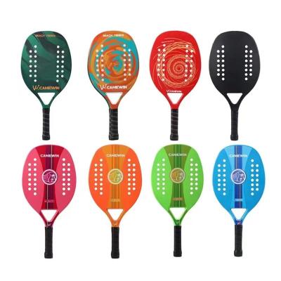 China Soft EVA Carbon Outdoor Beach Tennis Paddle Racket Tennis Racket With Bag for sale