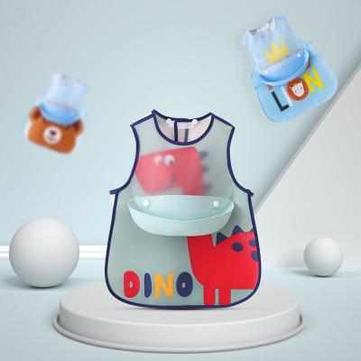 China Silicone Baby BPA Catcher Durable Cartoon Detachable Soft Waterproof Adjustable Pattern Free Bibs Easy Clean for Babies and Toddlers for sale