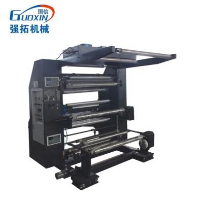 China BOPP Roll Letterpress Printing 2 Colors Flexo Printing Machine Flexo Roll Printing Machine for sale