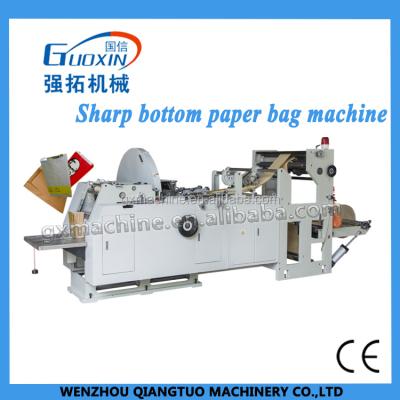 China Automatic High Speed ​​KFC Food Paper Bag Making Machine for sale