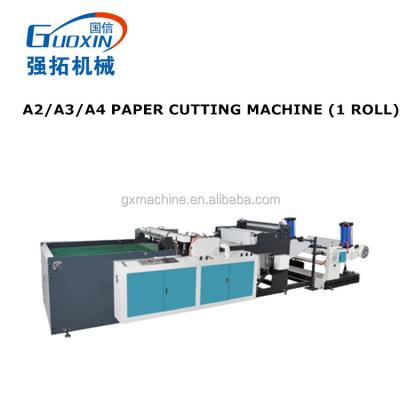 China Paper roll to cover A2 A3 A4 paper sheets laminator a4 fully automatic paper cutting machine for sale