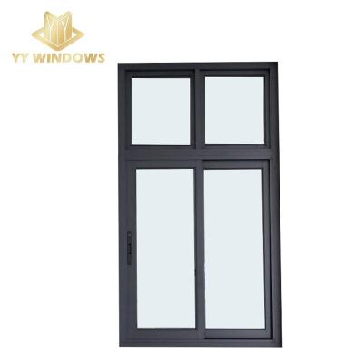 China YY Magnetic Home Screen Aluminum Sliding Glass Window With Customized Color for sale