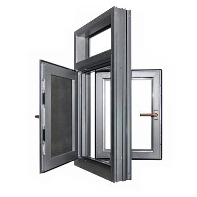 China Magnetic YY Nfrc Screen Security Casement Latest American Standard Window Design Custom House Windows for sale