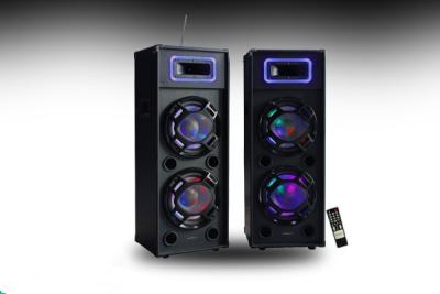 China Pro Stage Bluetooth Battery Powered PA Speaker / Wireless Portable Pa System for sale