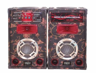 China Professional Camouflage Party Bluetooth Portable Pa System With Wireless Speakers  for sale