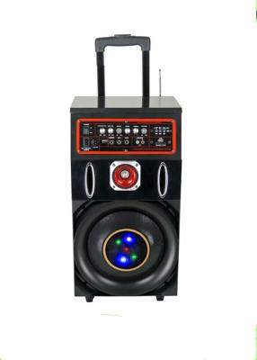 China 60 Watt Bluetooth Portable Active PA Speaker With Led Light And Aux Input for sale