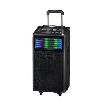 China Outdoor Bluetooth Rechargeable Trolley Speaker Portable PA Systems With Wireless Mic for sale