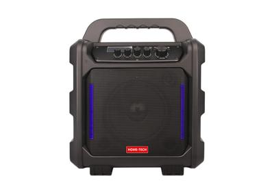 China Outdoor Portable Bluetooth Speaker With LED Lights , Wireless Microphone , Rechargeable Battery for sale