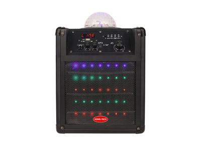 China Rechargeable Battery Portable DJ Speaker With Disco Light , Blutooth , FM Radio Function for sale