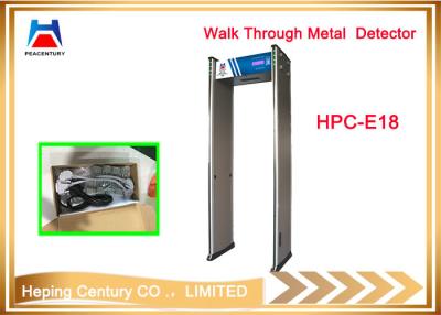 China 6 zones walk Through Metal Detector Designed for Hotel / Metal Bomb Detector Gatey for sale