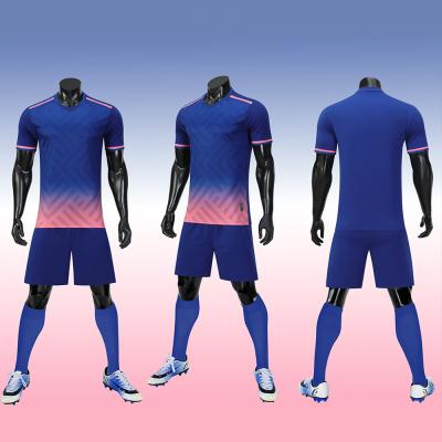 China Breathable Fußball Jersey Fußball-Jerseys Team Set Premium Fabric Plain zu verkaufen